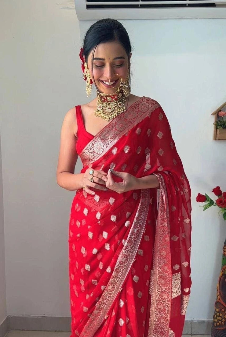 Soft Lilan Slab Attractive Charmfull Saree, Traditional Sari With Blouse