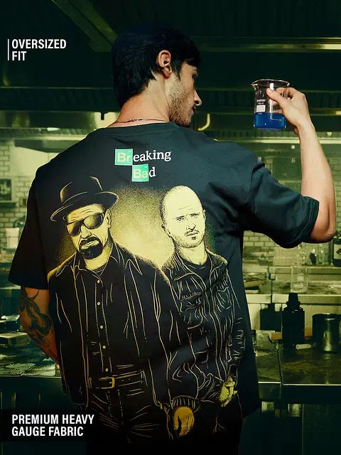 Breaking Bad Jesse and Walter Oversized T-Shirts