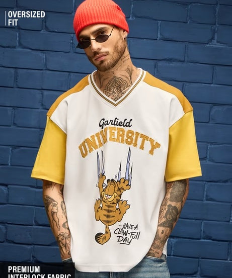 Garfield University Oversized T-Shirts