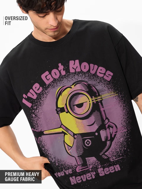 Minions Got Moves Oversized T-Shirts