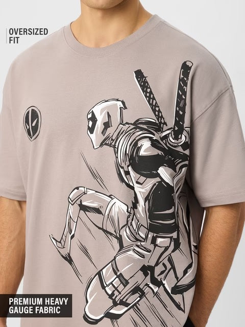 Deadpool Run Oversized T-Shirts