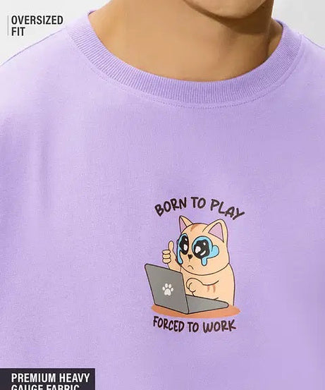 Oversized T-Shirt Born To Play