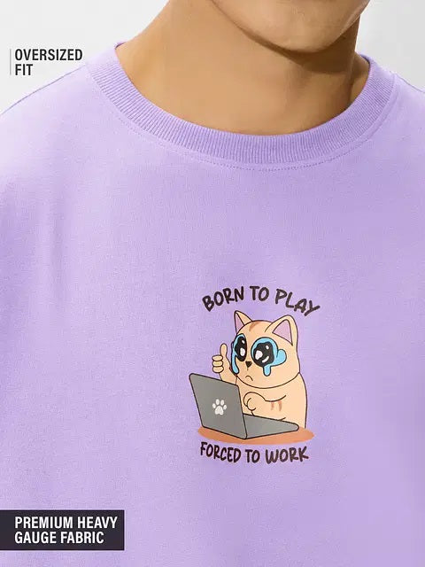 Oversized T-Shirt Born To Play