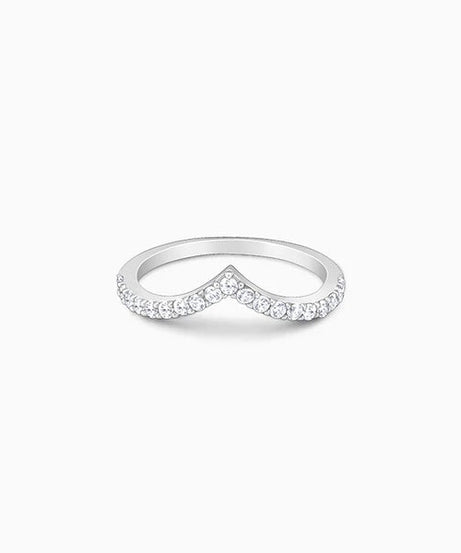 Silver Solid Shine Vanki Ring