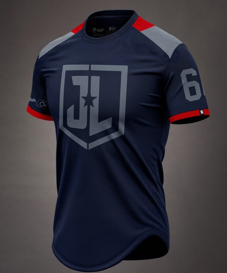 Justice League Logo Drop Cut T-Shirts