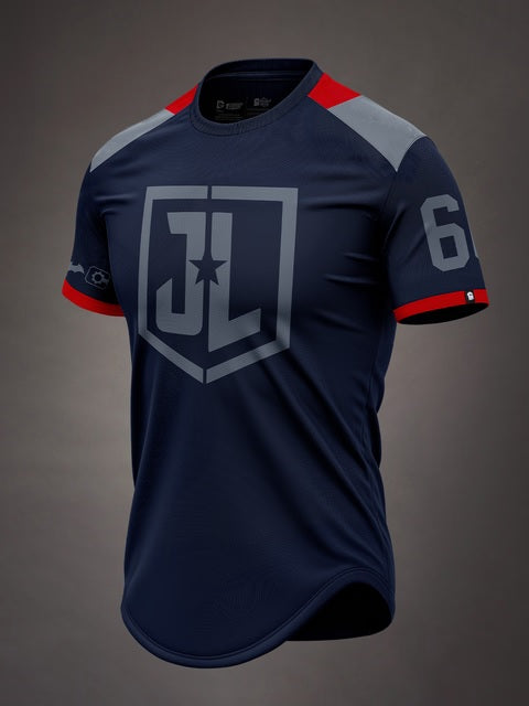 Justice League Logo Drop Cut T-Shirts