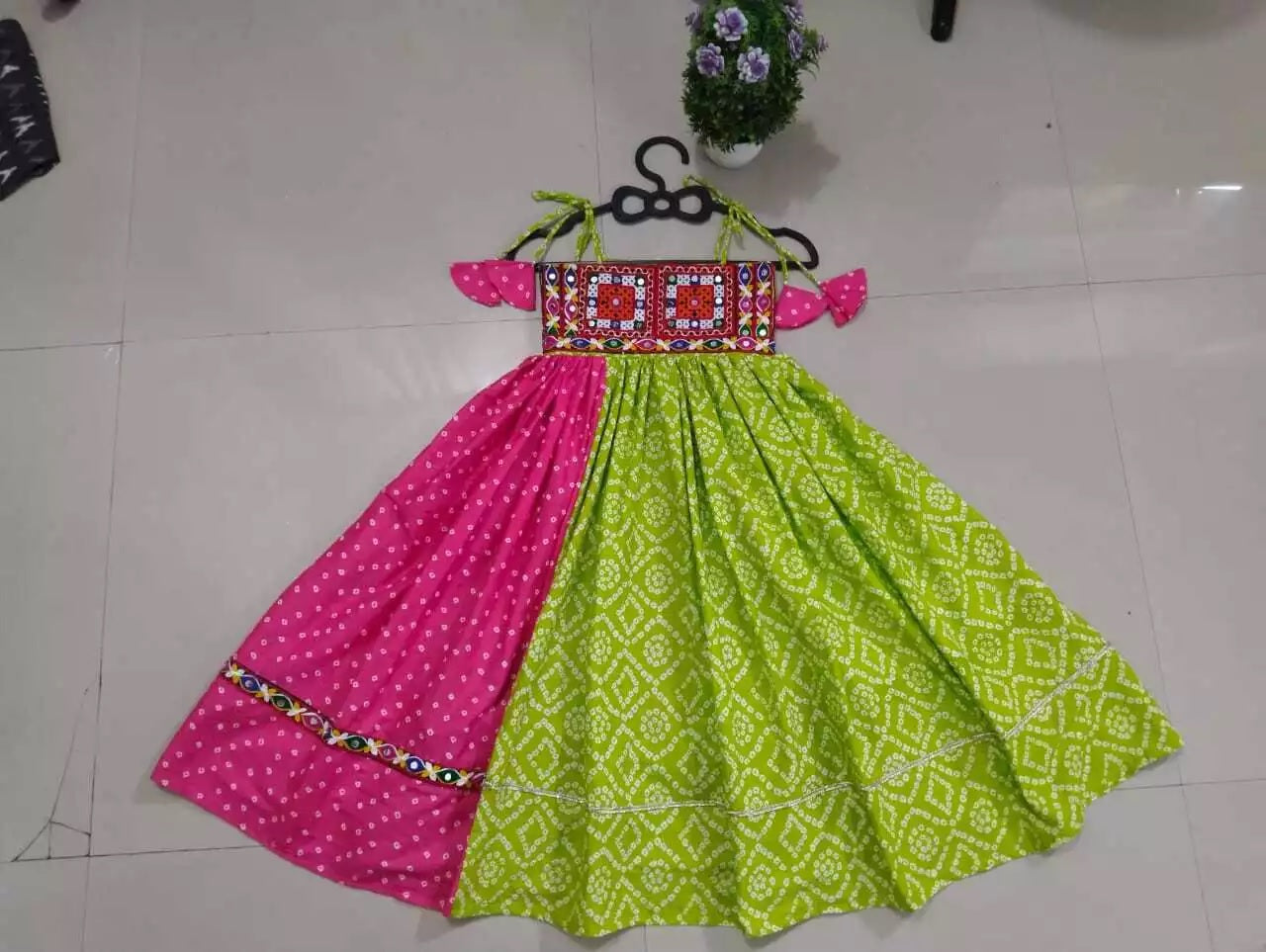 Kids Navratri Cotton Lehenga Choli