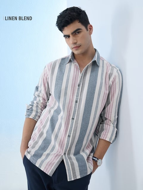 Marine Cotton Linen Shirts