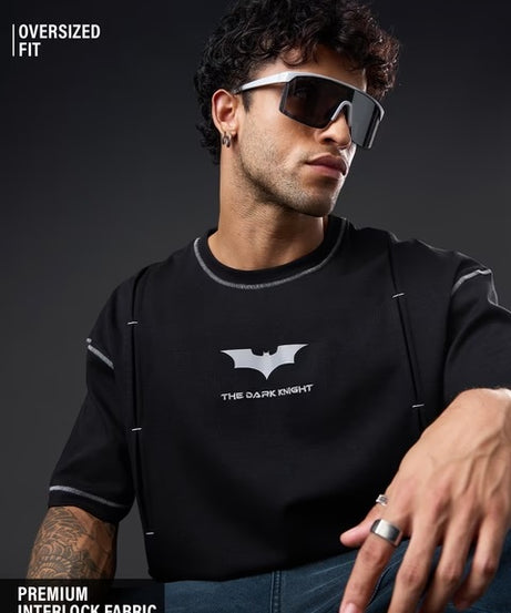 Batman Logo (Reflective) Oversized T-Shirts