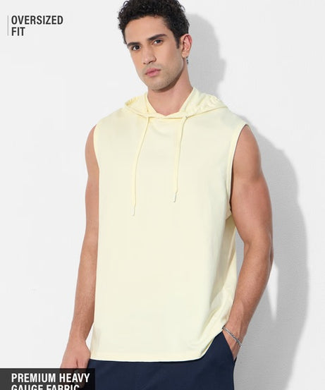 Solids Off White Hooded T-Shirts