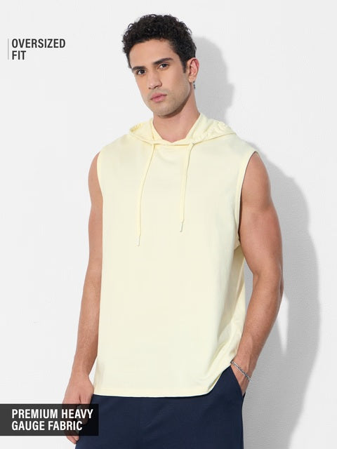 Solids Off White Hooded T-Shirts
