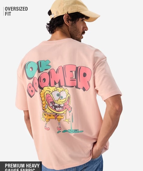 SpongeBob Boomer Oversized T-Shirts