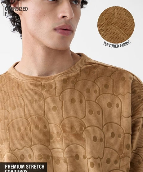 Mr. Souls Pattern Oversized T-Shirts