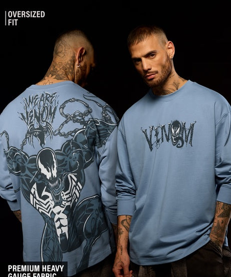 Venom Slurp Oversized Full Sleeve T-Shirts