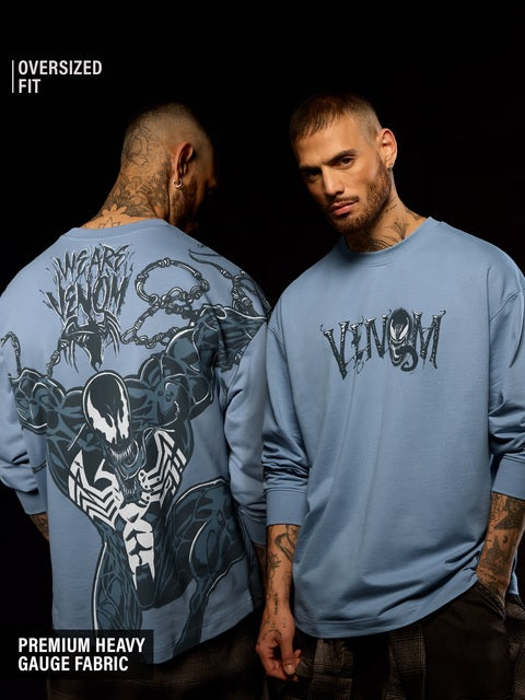 Venom Slurp Oversized Full Sleeve T-Shirts