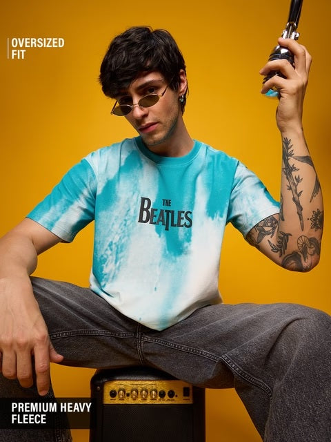 The Beatles Logo Oversized T-Shirts