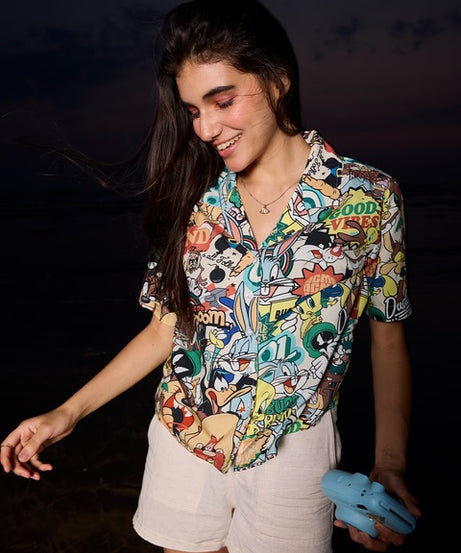 Looney Tunes Vintage Vibe Women Holiday Shirts
