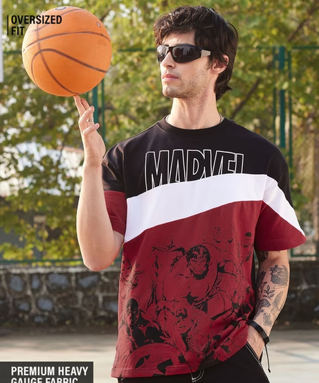 Avengers The Heroes Oversized T-Shirts