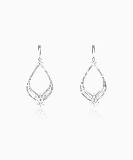 Silver Princess Earrings