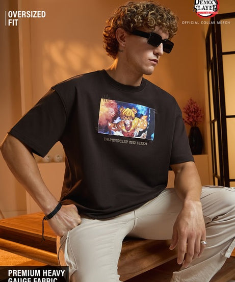 Demon Slayer Zenitsu Oversized T-Shirts