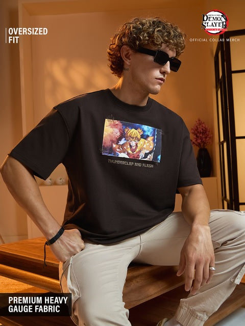 Demon Slayer Zenitsu Oversized T-Shirts
