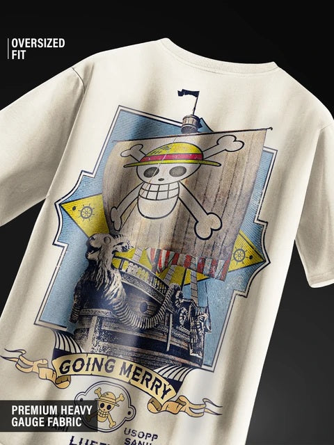 One Piece  Going Merry Oversized T-Shirts