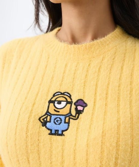 Minions Dave Women Knitted Sweaters