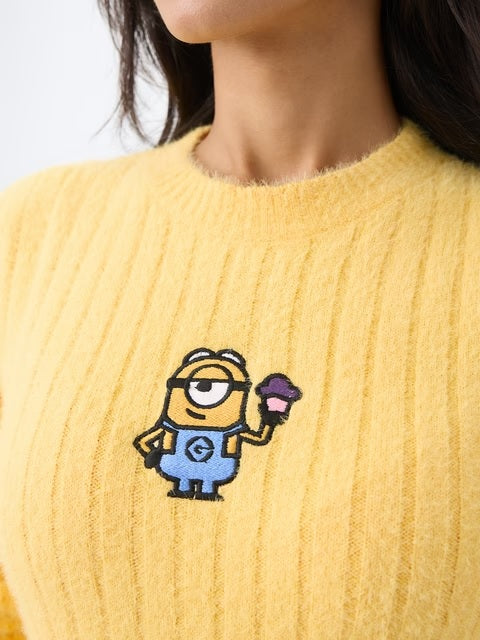 Minions Dave Women Knitted Sweaters