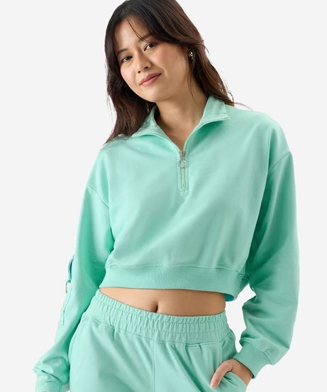 Sterling Blue Sweatshirt Women Oversized Sweatshirts