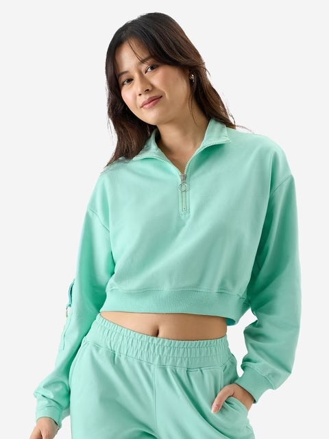 Sterling Blue Sweatshirt Women Oversized Sweatshirts