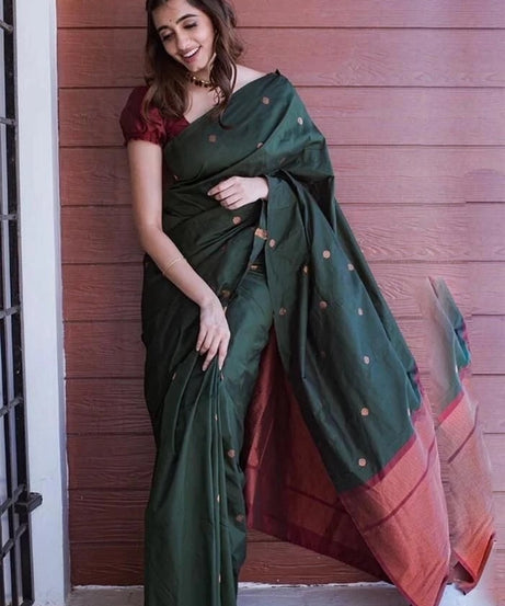 Function Wedding Banarasi Soft Silk Saree Blouse,Traditional Exclusive Sari