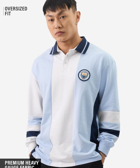 Manchester City Champs Forever Men Rugby Polos