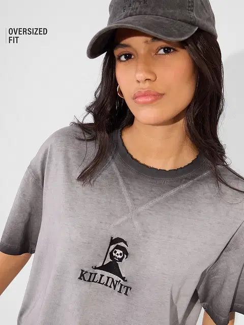 Killing It Women Oversized T-Shirts