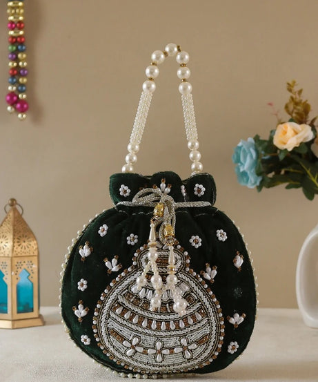 Designer Round Potli Bag