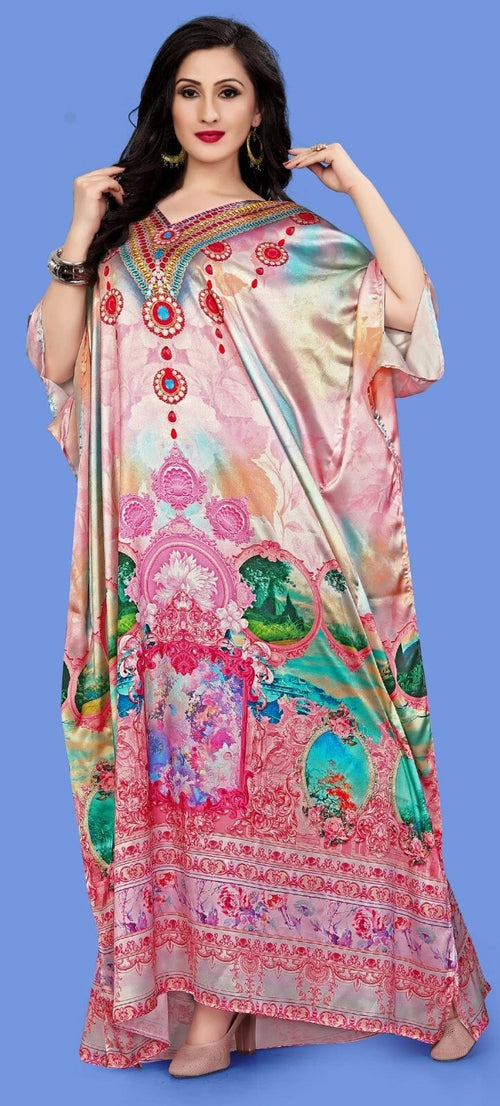 Women Plus Size Smooth Satin Summer Beach dress