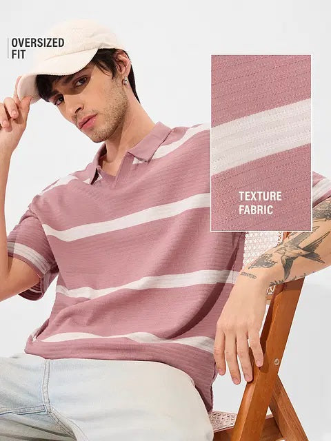 Textured Polo Quartz Oversized Polos