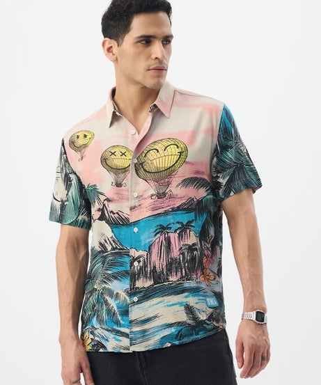 S.W.SMILEY  Smile Holiday Shirts