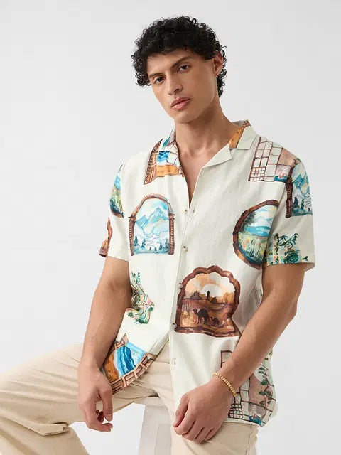 Vintage Pane Holiday Shirts