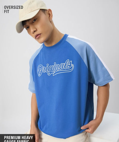 Racer Blue Oversized T-Shirts