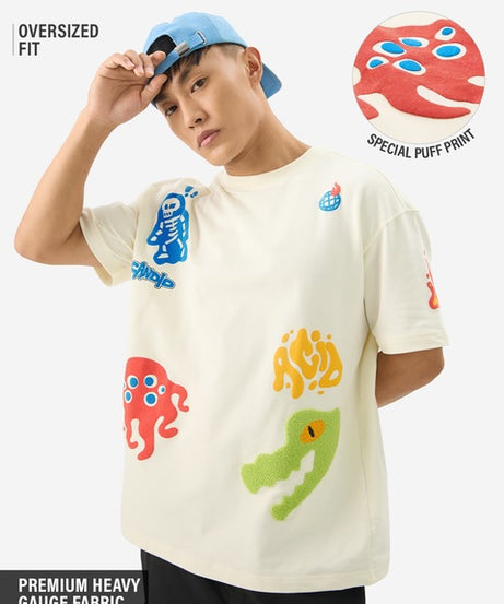 TSS Originals Acid Drip Oversized T-Shirts