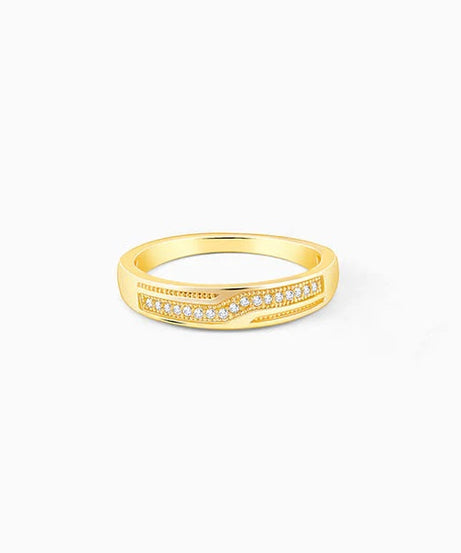Golden Prominence Ring For Him