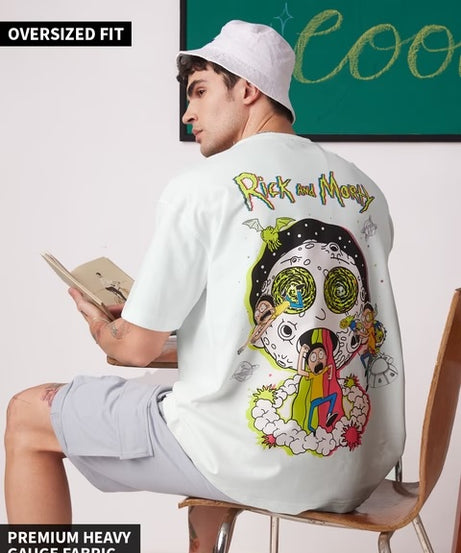Rick And Morty Universe Oversized T-Shirts