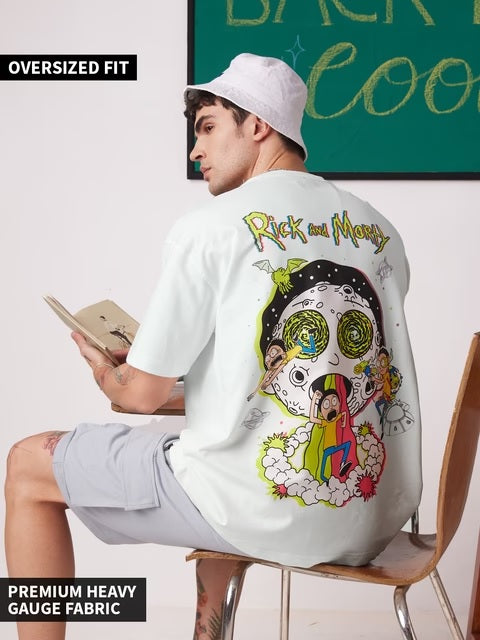 Rick And Morty Universe Oversized T-Shirts