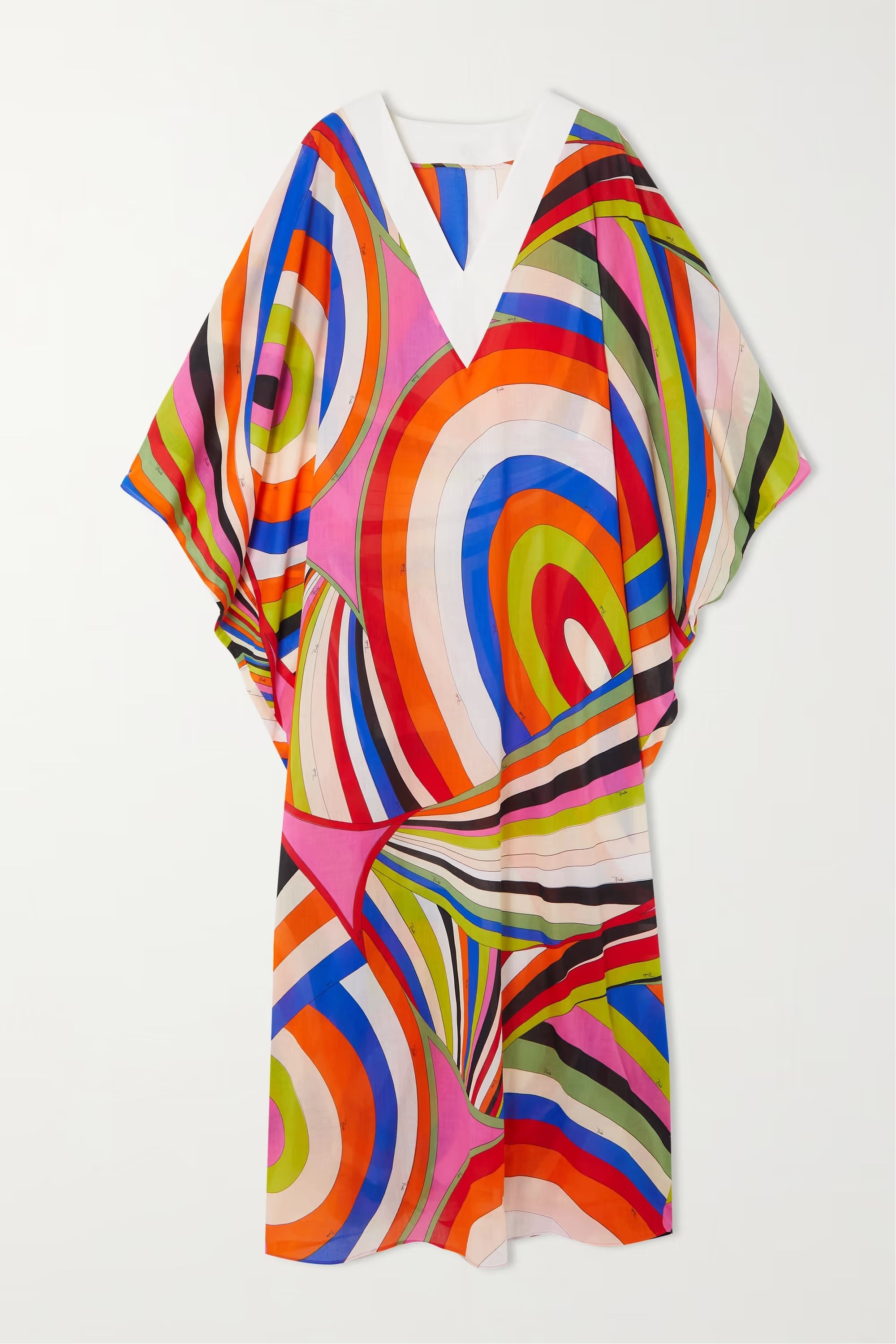 Soft Cotton Blend Multi Mix Printed Color Women's Long Kaftan