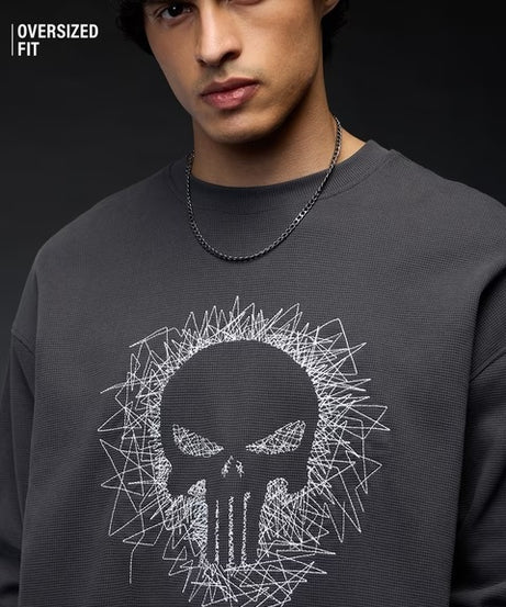 Punisher Chaos Oversized Full Sleeve T-Shirts
