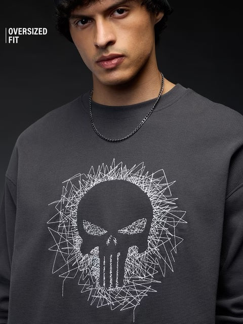 Punisher Chaos Oversized Full Sleeve T-Shirts