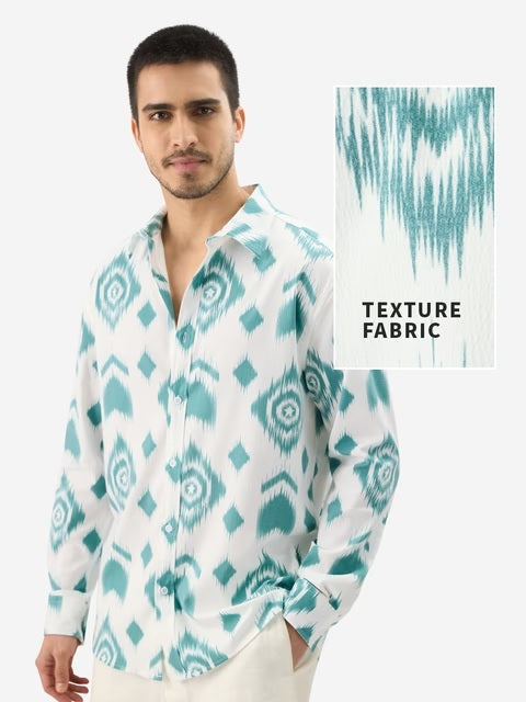 Indie Pattern Men Textured Shirts