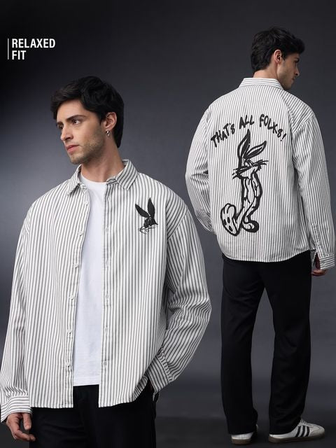 That's All Folks Men Relaxed Shirts