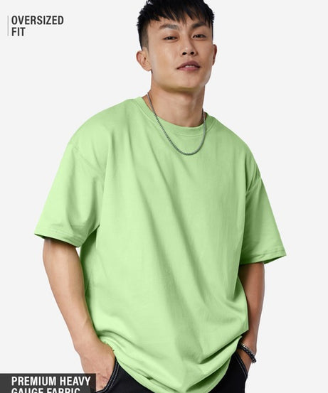 Peppermint Green Oversized T-Shirts