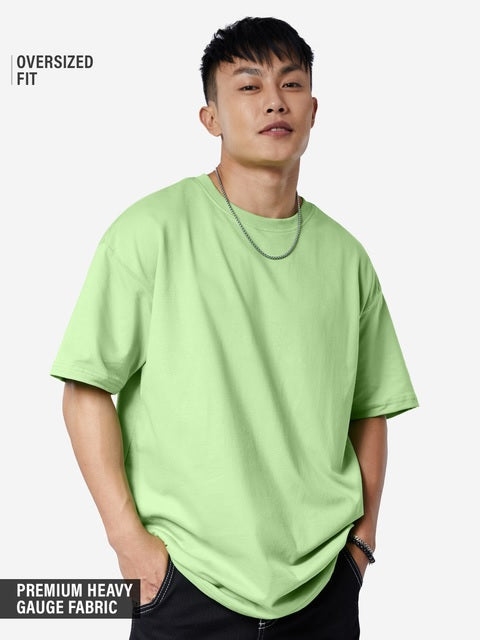 Peppermint Green Oversized T-Shirts